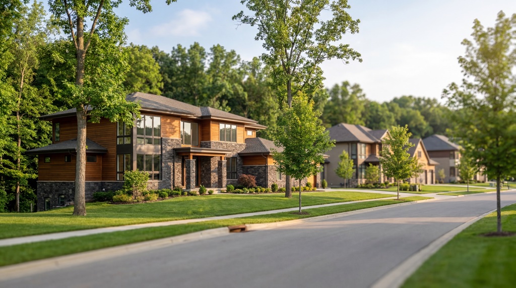 Single-family homes — Phase 3 directional imagery.